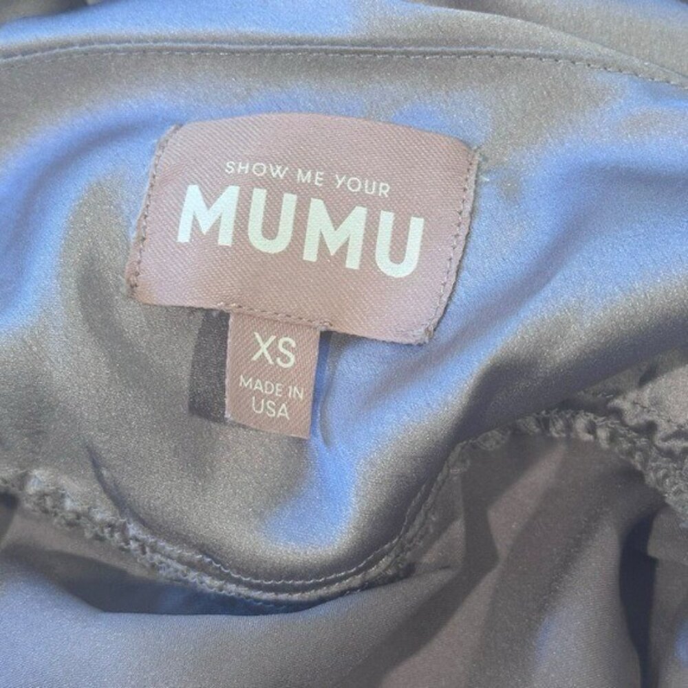 Show Me Your Mumu XS Tuscany Maxi Slip Dress Cowl Neck Dusty Purple Formal Satin - Picture 7 of 11